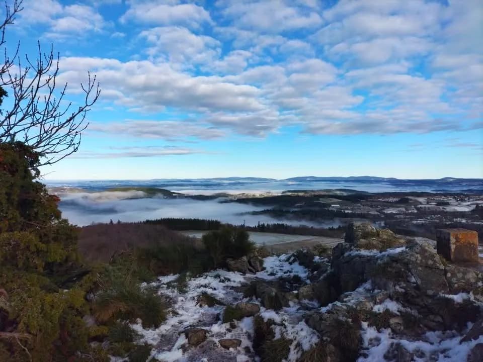 Haute-Loire sous la neige