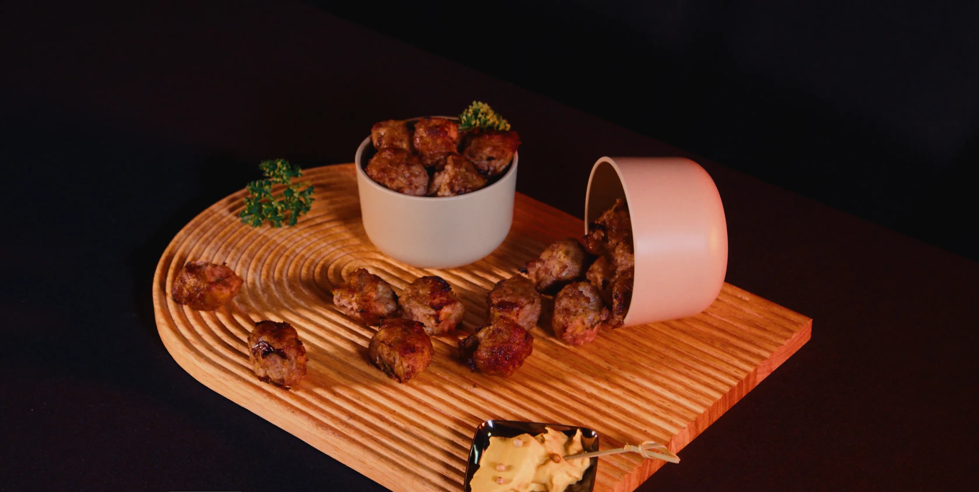 Caillettes au chou format apéritif, spécialité traditionnelle de Haute-Loire, Ferme de Fontbonne