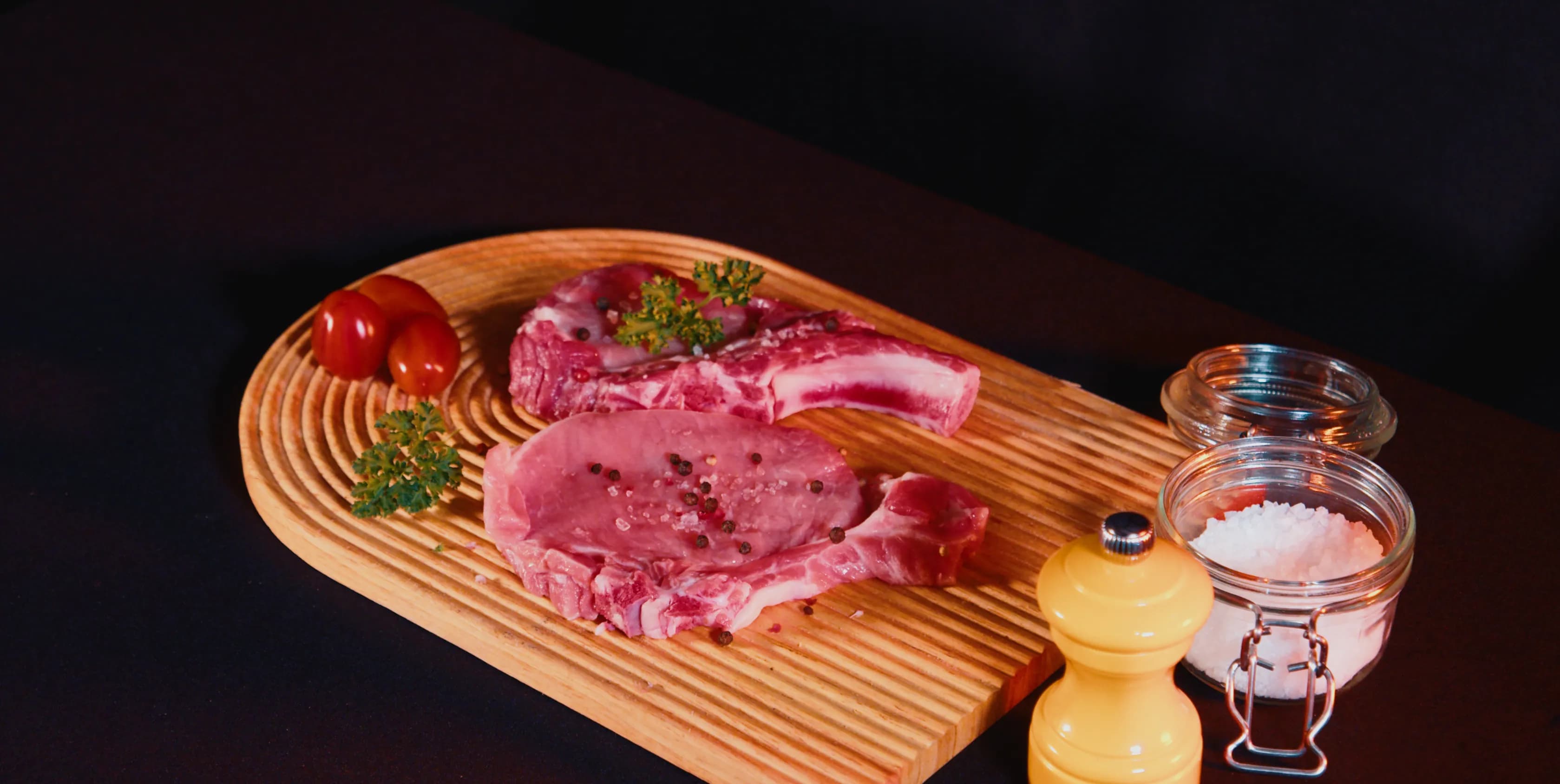 Côtes de porc - Charcuterie artisanale Ferme de Fontbonne