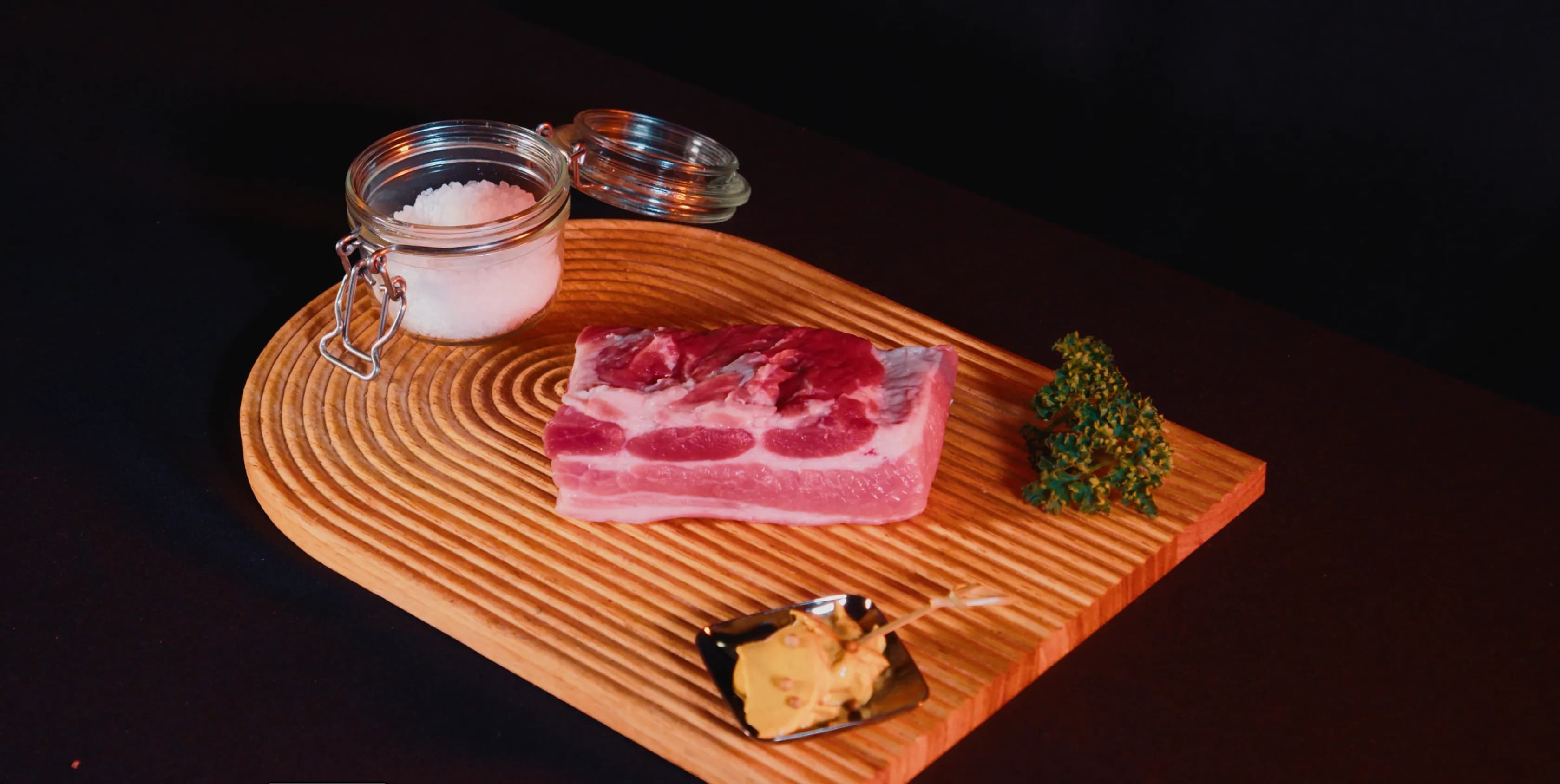 Poitrine en part - Charcuterie artisanale Ferme de Fontbonne