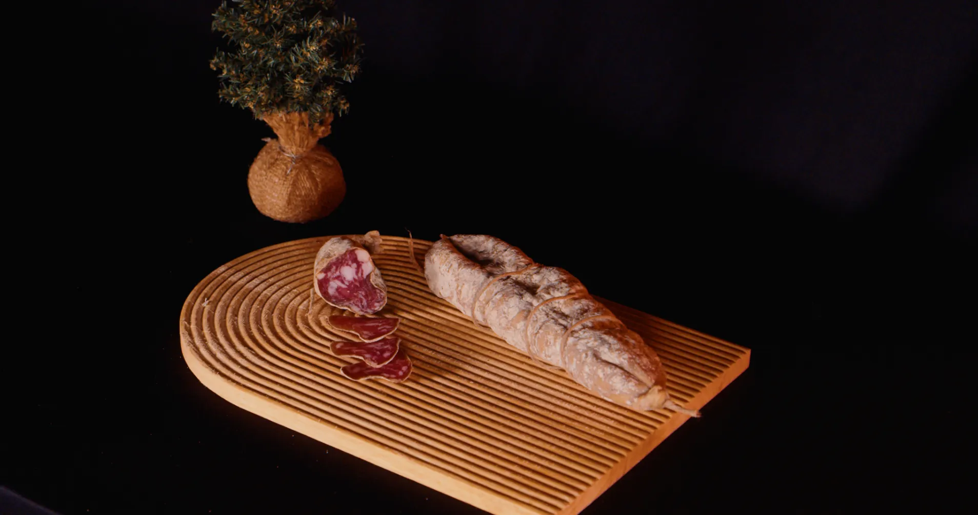 Saucisson sec - Charcuterie artisanale Ferme de Fontbonne
